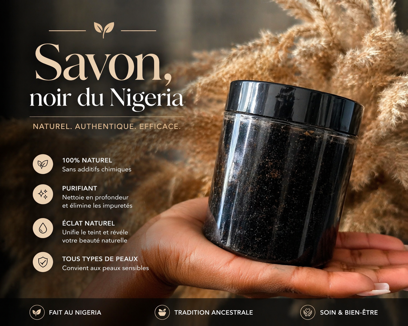 Savon noir du Nigeria