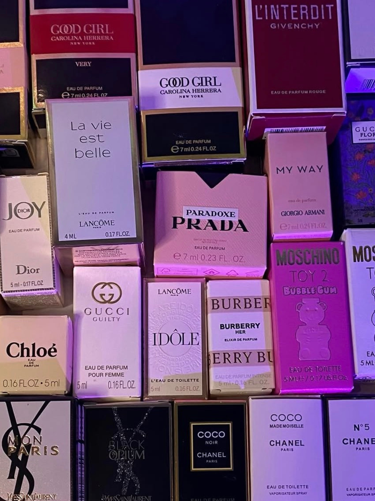 Pack Mini Parfum 100 pièces ￼